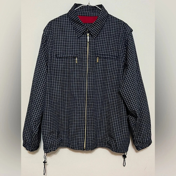 Catalina Jackets & Blazers - Catalina vintage wind light rain jacket coat. Navy White Medium
